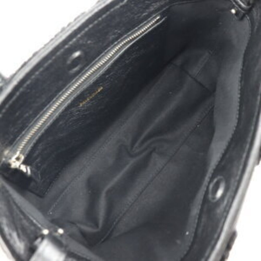 Balenciaga Barbes Mouton Black Bag Handbag Shoulder Leather - Picture 7 of 8